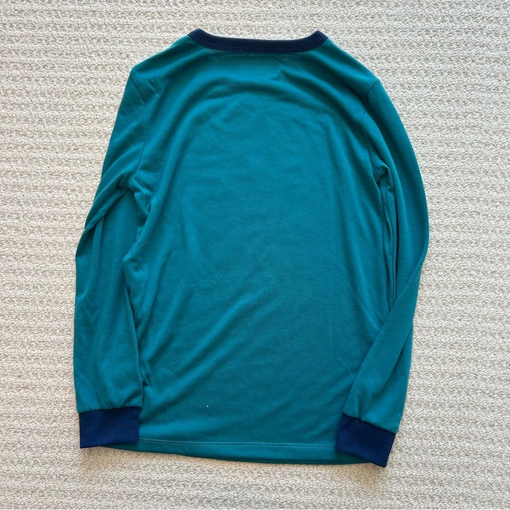 Eddie Bauer Kids Mountain Bear Pajama Top Size 10